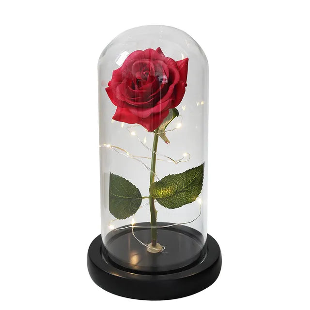 Drop Shipping Galaxy Rose Artificial Flowers Beauty and the Beast Rose Wedding Decor Creative Valentine'S Day Mother'S Gift